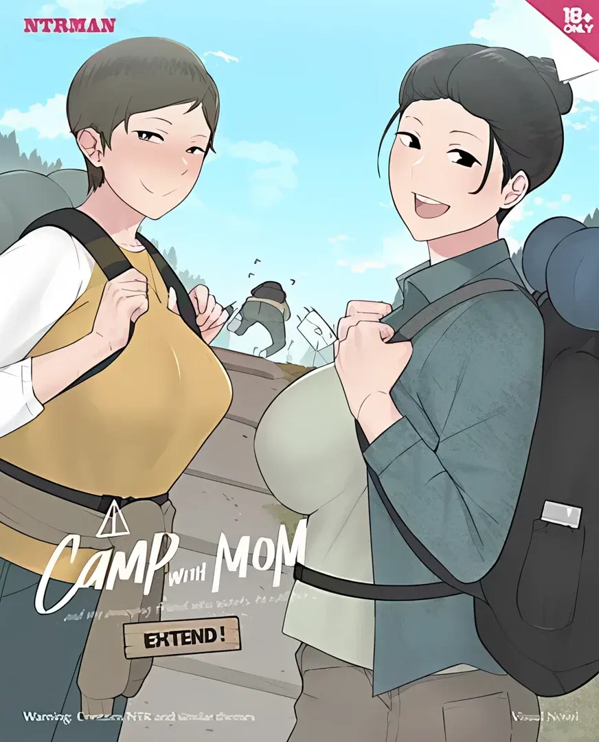 母と一緒にキャンプする