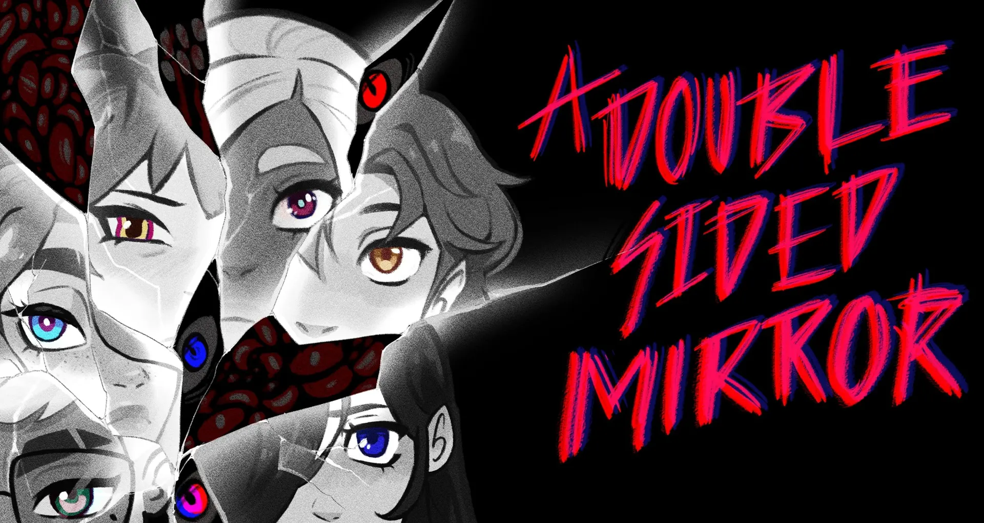 A DOUBLE SIDED MIRROR
