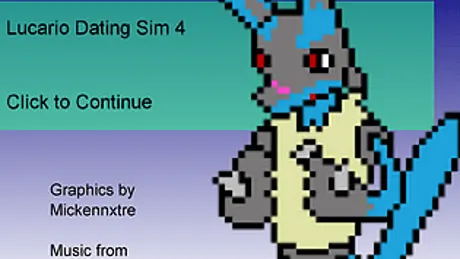 Lucario Dating Sim