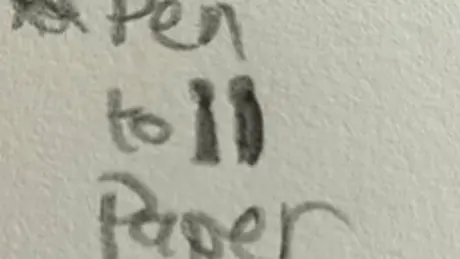 Pen to Paper