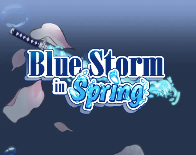 Blue Storm in Spring