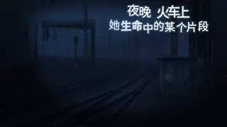 夜晚，火车上，她生命中的某个片段