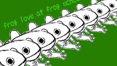 Frog Love at Frog School