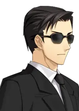 黒服の男