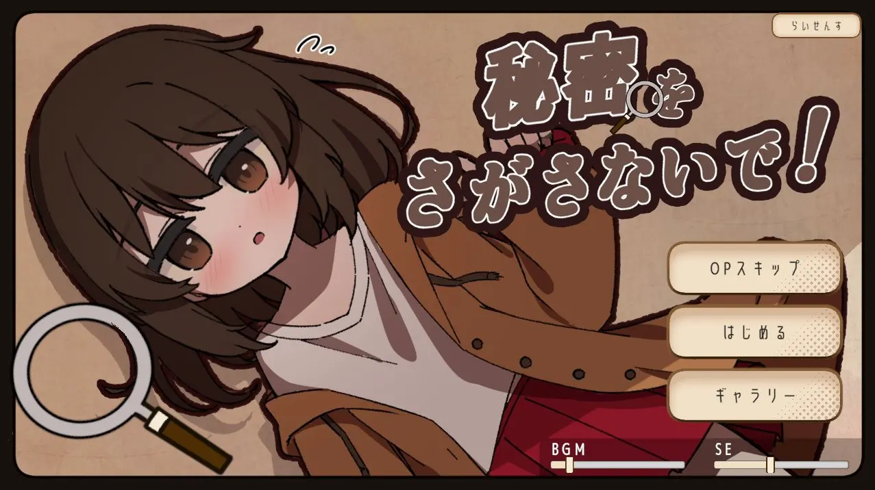 秘密をさがさないで！