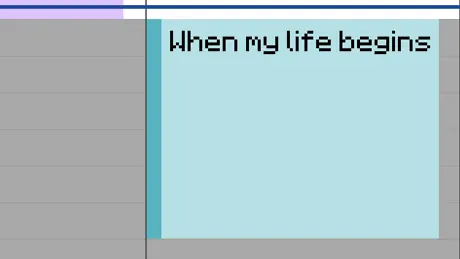 When my life begins