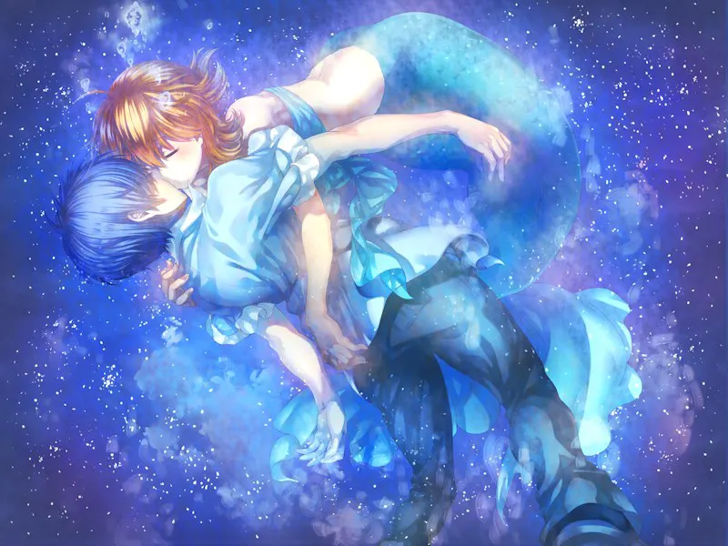 星が落ちる海