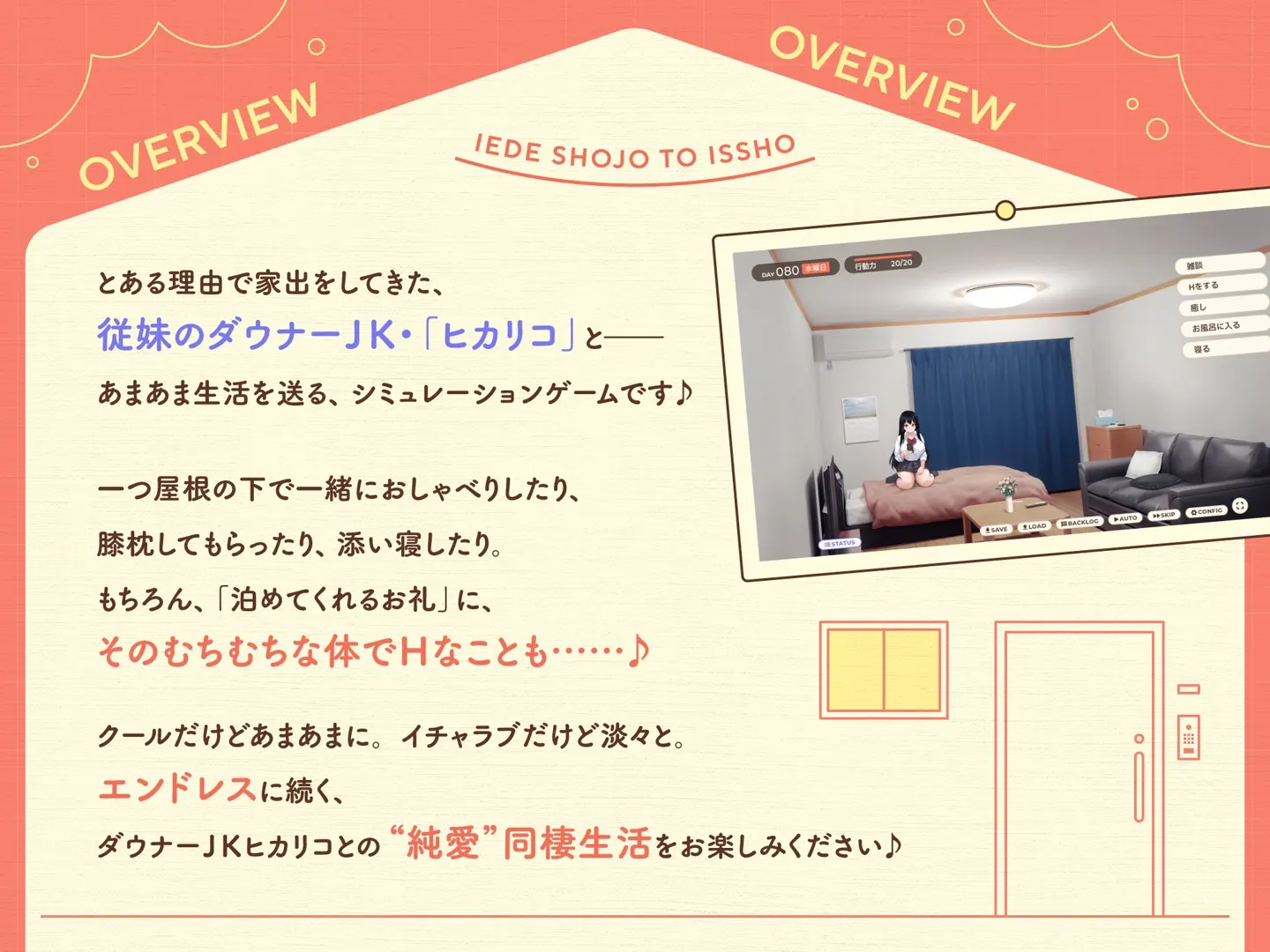 【PC游戏/官中】逃家少女同居中-NekoGAL - Galgame传递者