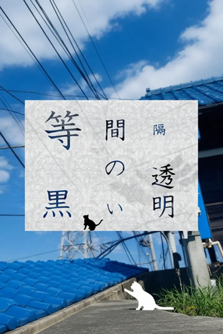 等間隔の黒い透明