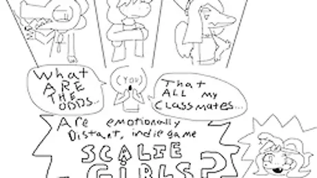 What Are The Odds That All MY Classmates Are Emotionally Distant Indie Game Scalie Girls?