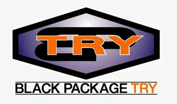 BLACK PACKAGE TRY logo