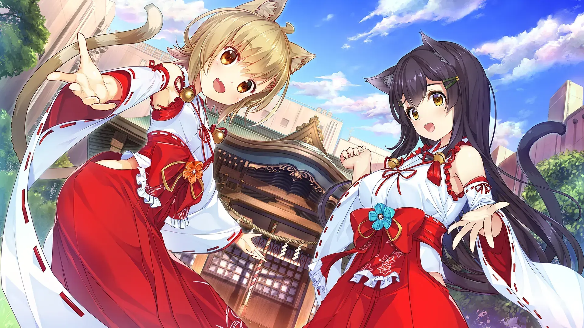 神社里的猫巫女