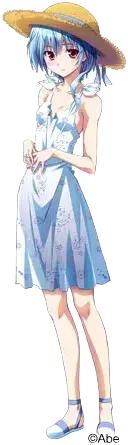 麦わら帽子の少女