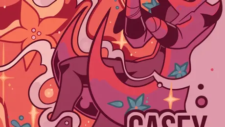 Casey Noir and Carved Pumpkin's Latte