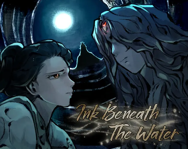 Ink beneath the water