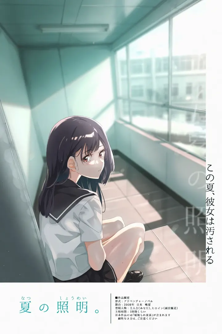 夏の照明。