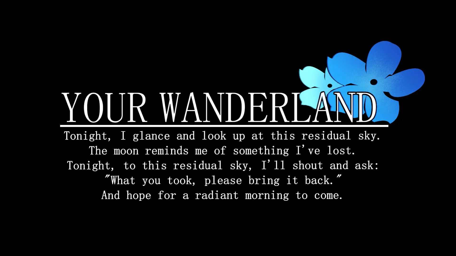 YOUR WANDERLAND