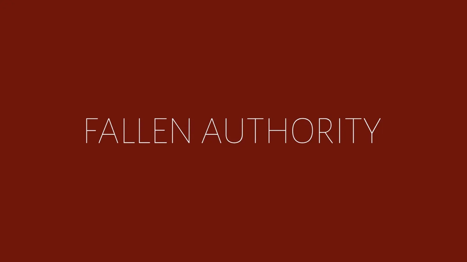 Fallen Authority