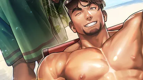 ガチムチでドスケベな家庭教師のお兄さんと過ごす夏