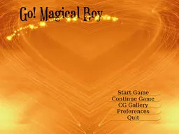 Go! Magical Boy