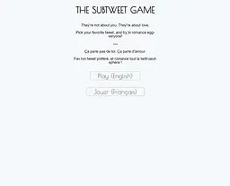 THE SUBTWEET GAME