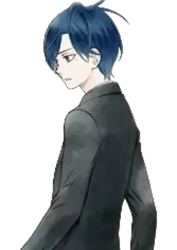 喪服の青年