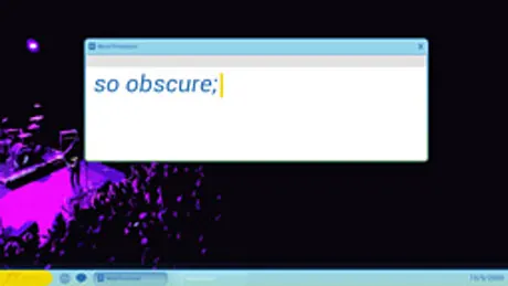 so obscure;