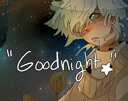 "Goodnight."