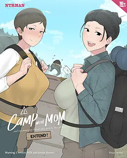 母と一緒にキャンプする