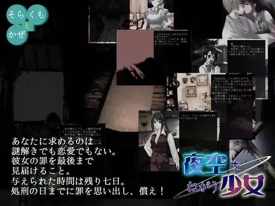 夜空をねがう少女