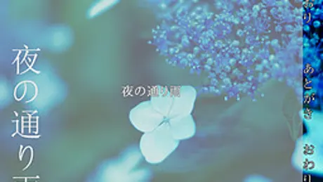 夜の通り雨