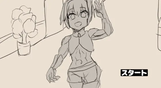 一人隊長少女
