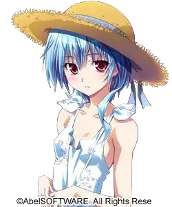 麦わら帽子の少女