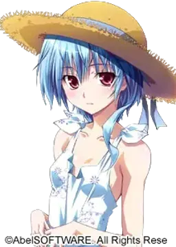 麦わら帽子の少女