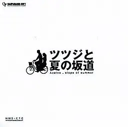 ツツジと夏の坂道