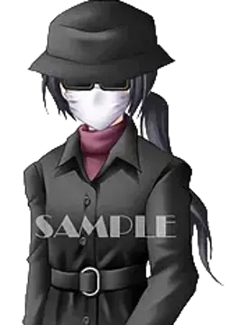 黒コートの女