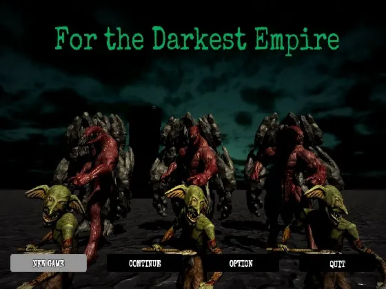 For the darkest empire