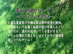 不要偷看草丛2 ~女仆们的野外排泄~