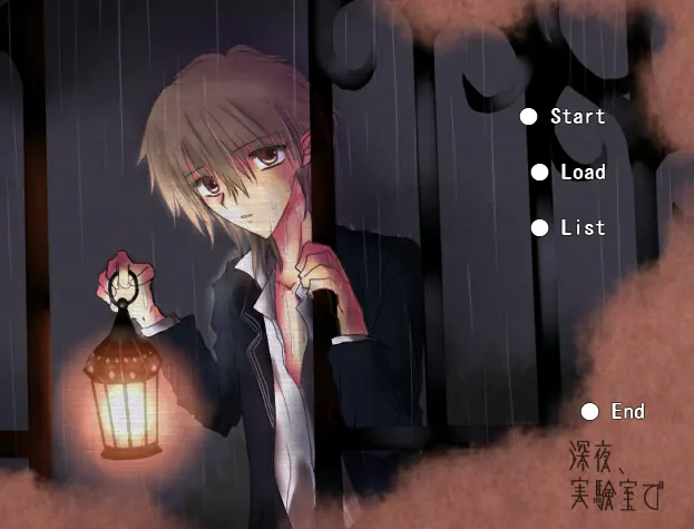 深夜，在实验室