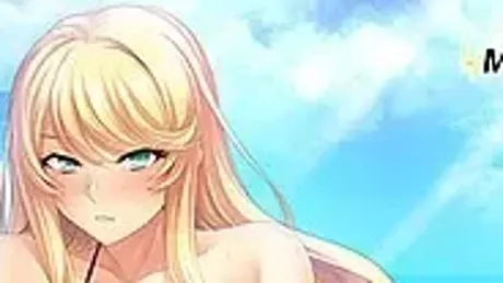 水着の金髪爆乳ＪＤをビーチでデカチンナンパ ～将来有望なお嬢様卵子を台無しに♪ハメ穴として生きる幸せを教え込む夏～