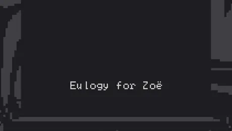 Eulogy for Zoë