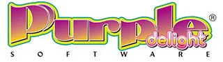 Purple software delight logo