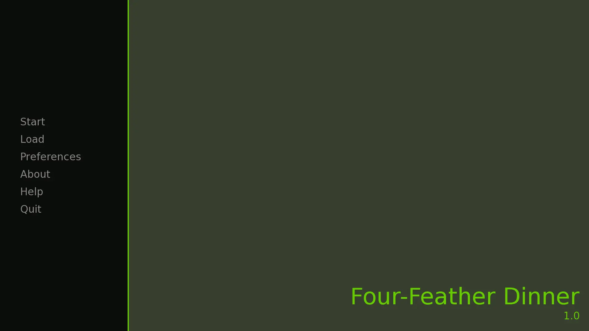 Four-Feather Dinner