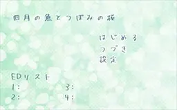 四月の魚とつぼみの桜