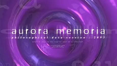 Aurora Memoria - Philosophical Data Session: 2093