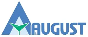 八月 logo