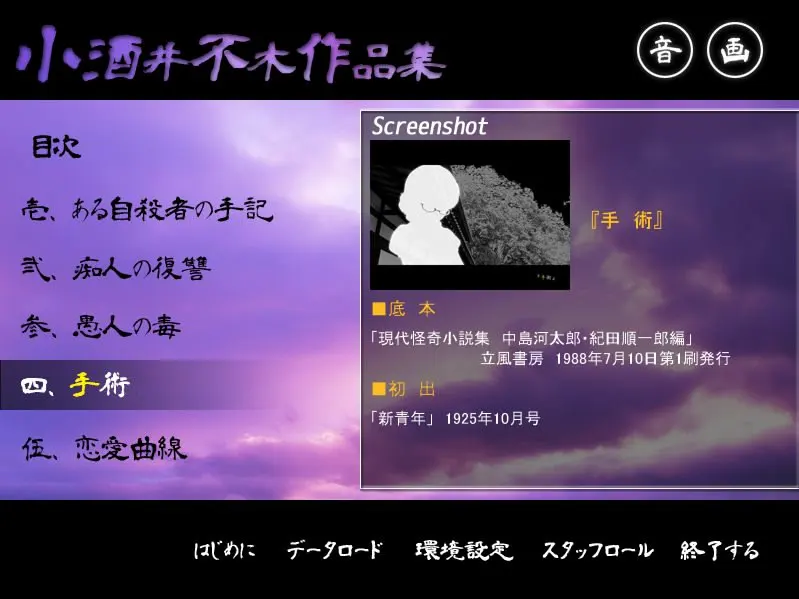 小酒井不木 作品集