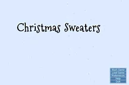 Christmas Sweaters