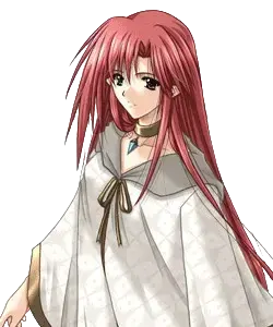 赤い髪の女性