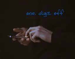 one. digit. off